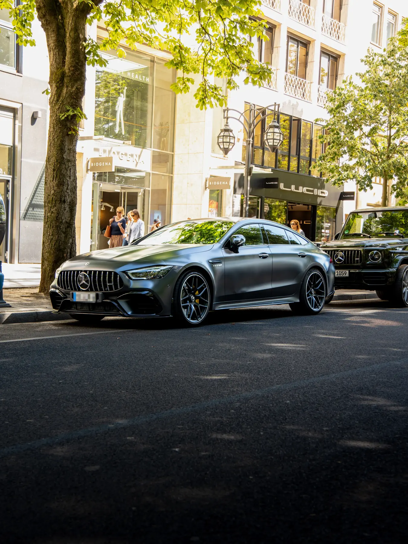 Mercedes AMG auf der Königsallee